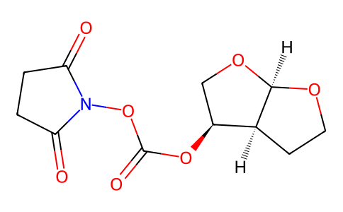 2,5-Dioxopyrrolidin-1-yl ((3R,3aS,6aR)-hexahydrofuro[2,3-b]furan-3-yl) carbonate 253265-97-3